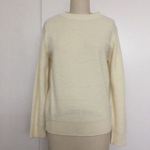 Vintage Sears Cream Fuzzy Pullover